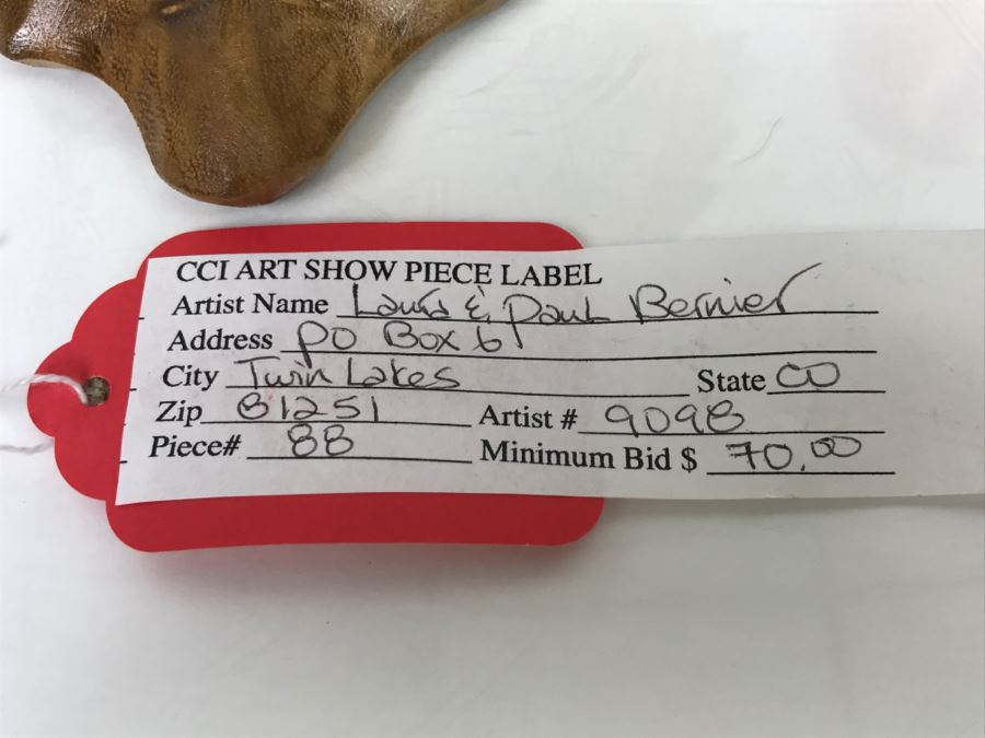 CCI Comic-Con International Art Show Well Executed Wooden Carved Dragon By Laura And Paul Bernier Out Of Twin Lakes CO [Photo 35]