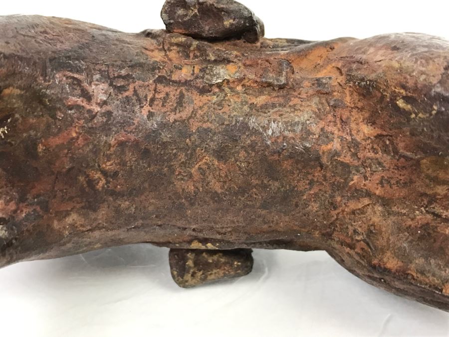 Old Eastern Metal Horse With Rider Sculpture 463g [Photo 31]