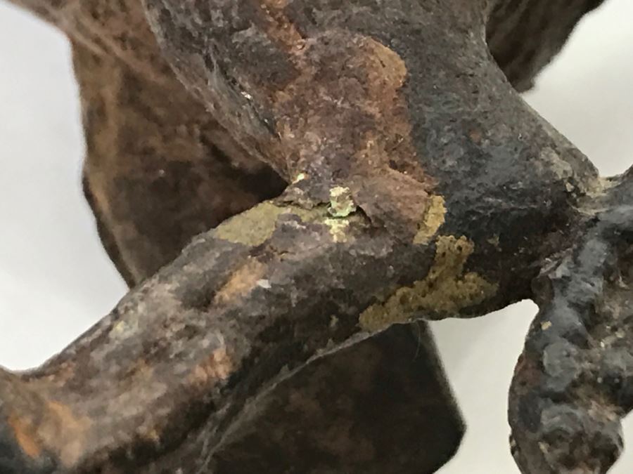 Old Eastern Metal Horse With Rider Sculpture 463g [Photo 52]