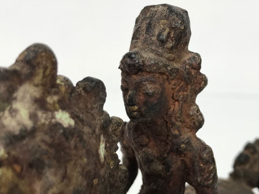 Old Eastern Metal Horse With Rider Sculpture 463g [Photo 42]