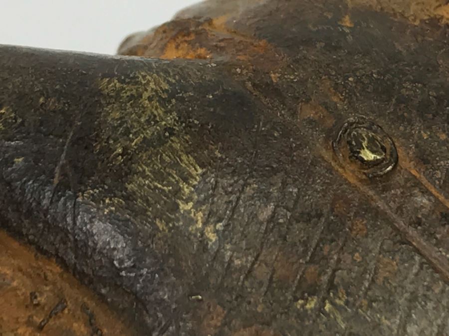 Old Metal Pig Sculpture Appears To Have Golden Tone Underneath 327g [Photo 5]