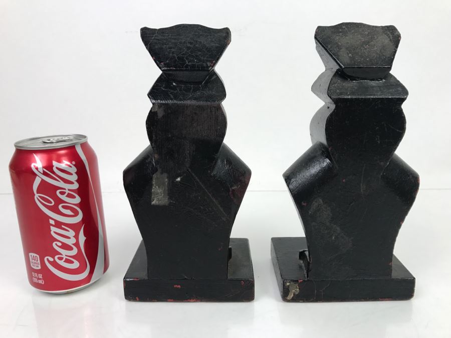 black cat bookends made in india