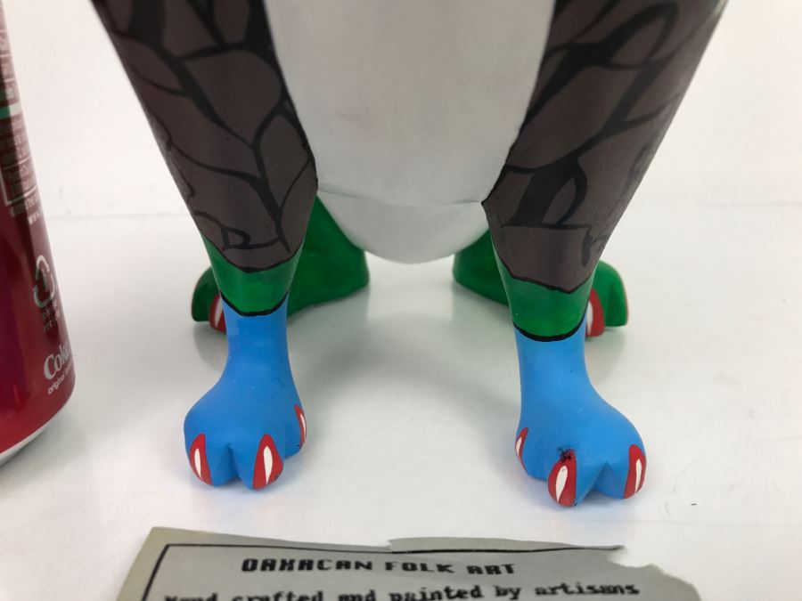 Oaxacan Folk Art Hand Crafted And Painted Rabbit By Catarino Carrillo Arrazola Oaxaca Mexico [Photo 15]