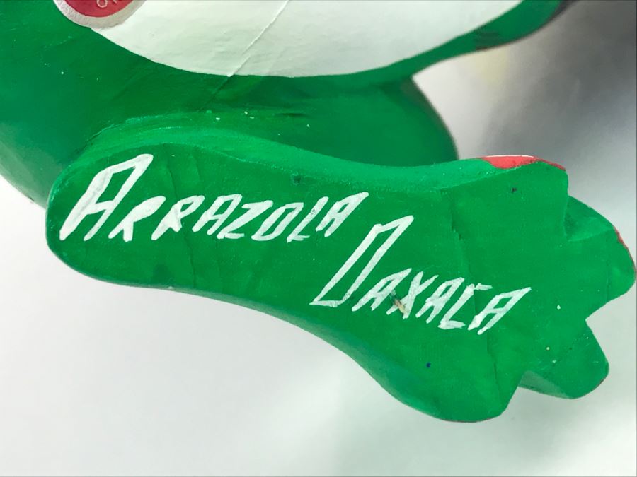 Oaxacan Folk Art Hand Crafted And Painted Rabbit By Catarino Carrillo Arrazola Oaxaca Mexico [Photo 19]