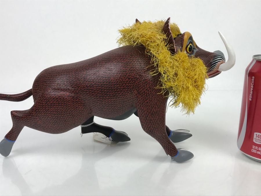 Oaxacan Folk Art Hand Crafted And Painted Boar Hog By Medina Oaxaca Mexico [Photo 10]