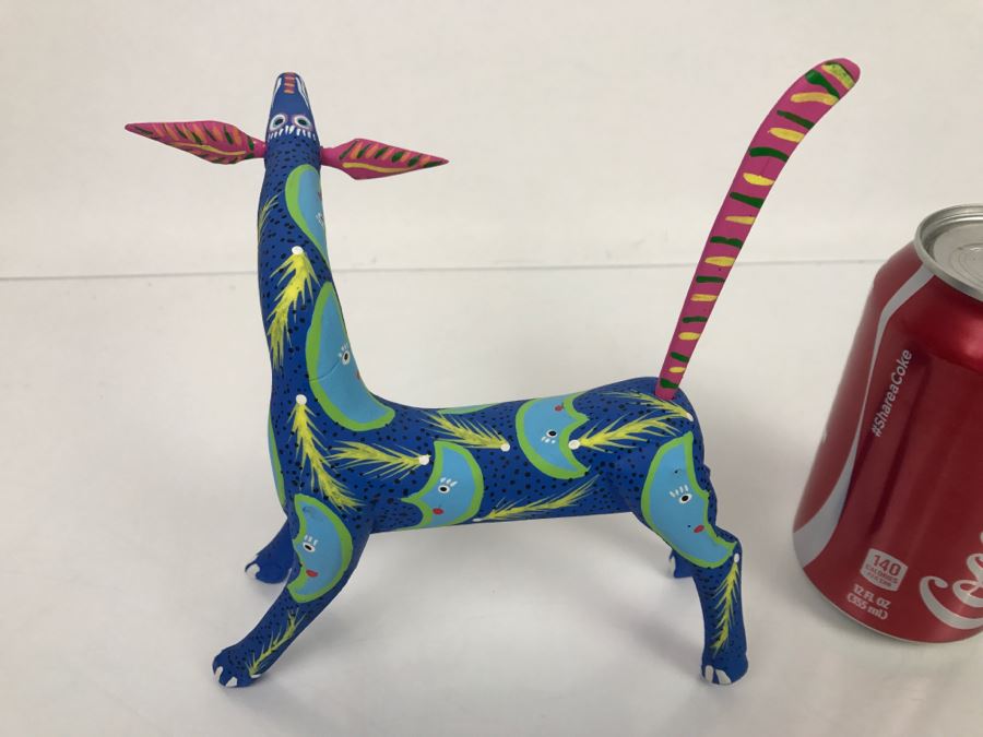 Oaxacan Folk Art Hand Crafted And Painted Animal By Vicente Hernandez Vasquez Oaxaca Mexico [Photo 10]