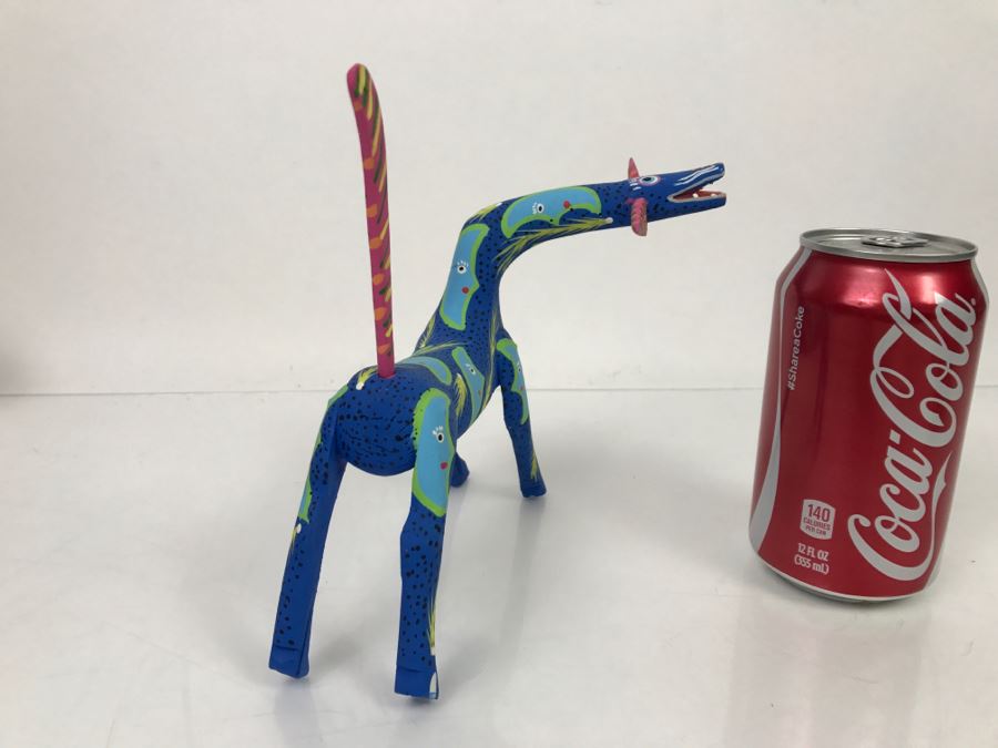 Oaxacan Folk Art Hand Crafted And Painted Animal By Vicente Hernandez Vasquez Oaxaca Mexico [Photo 8]