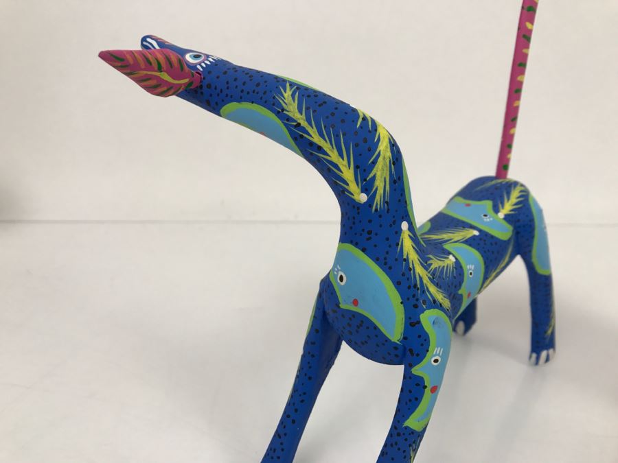 Oaxacan Folk Art Hand Crafted And Painted Animal By Vicente Hernandez Vasquez Oaxaca Mexico [Photo 11]