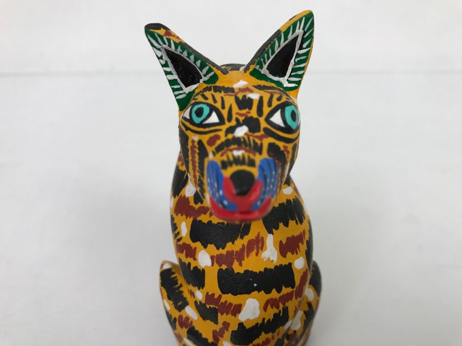 Oaxacan Folk Art Hand Crafted And Painted Animal By Laura Ramirez Arrazola Oaxaca Mexico [Photo 3]