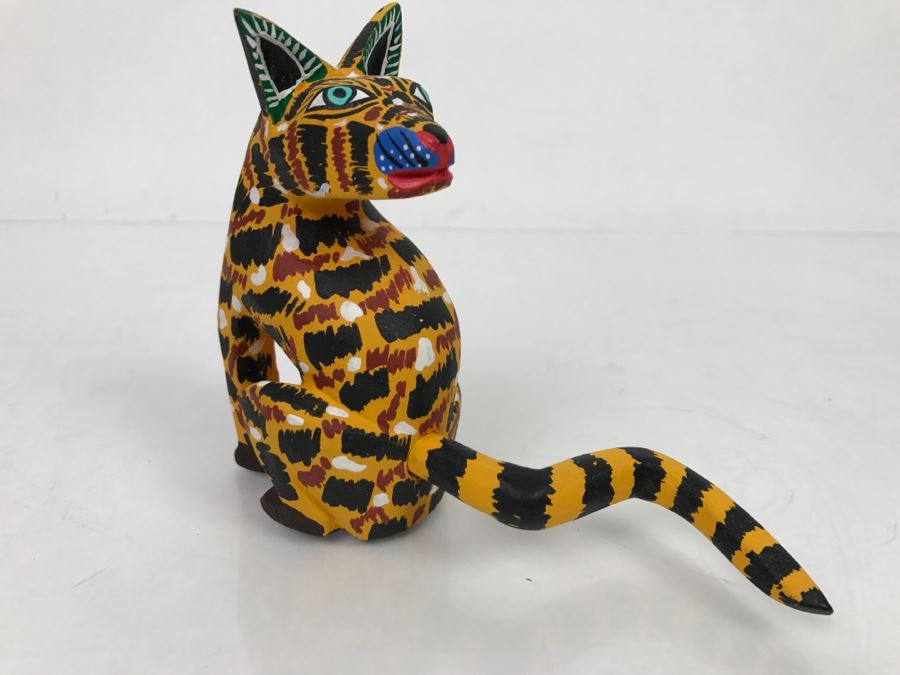 Oaxacan Folk Art Hand Crafted And Painted Animal By Laura Ramirez ...