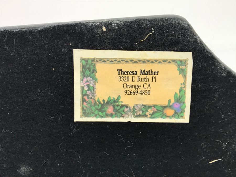 Vintage 1996 Hand Made Carousel Horse Sculpture By Theresa Mather Fantasy Art (Note Clean Break In One Of The Legs Of Horse) [Photo 16]