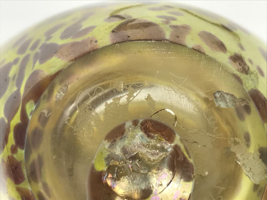 Signed Barry Farley Mercury Rising Studios Modern Studio Art Glass Vase California [Photo 10]