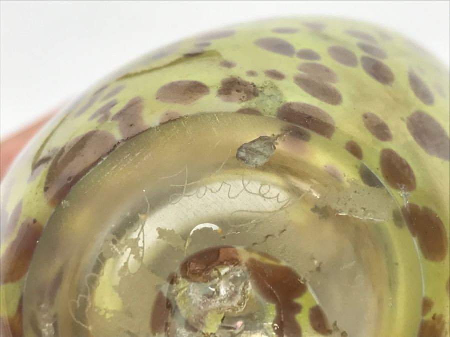 Signed Barry Farley Mercury Rising Studios Modern Studio Art Glass Vase California [Photo 14]