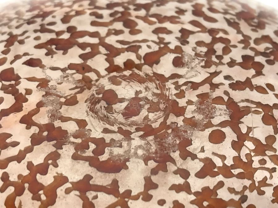 Signed Art Glass Vessel Vase [Photo 11]