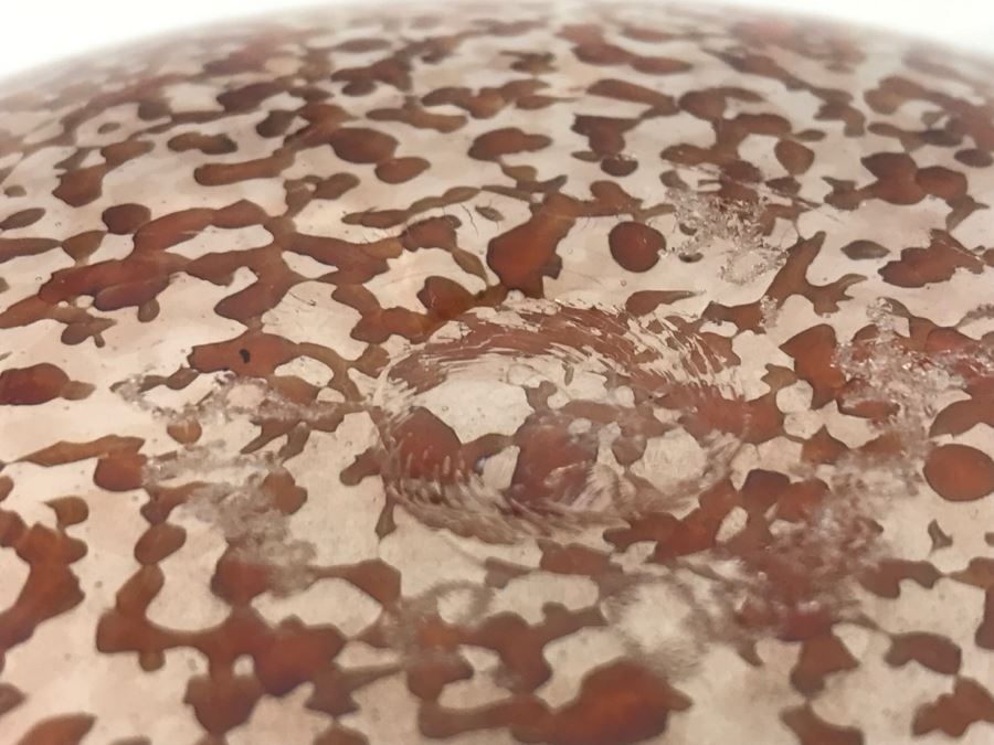 Signed Art Glass Vessel Vase [Photo 13]