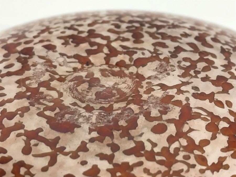 Signed Art Glass Vessel Vase [Photo 12]