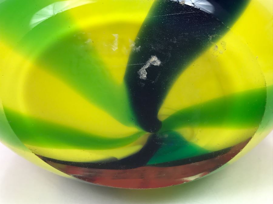 Colorful Millefiori Style Glass Vase [Photo 10]