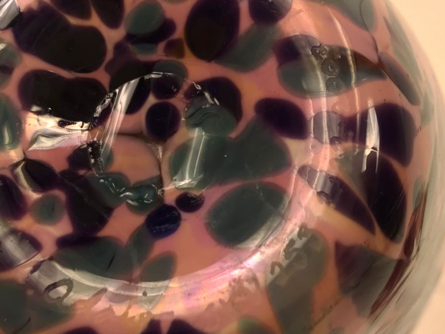 Signed Ivan Adaniya Art Glass Vessel Vase [Photo 11]