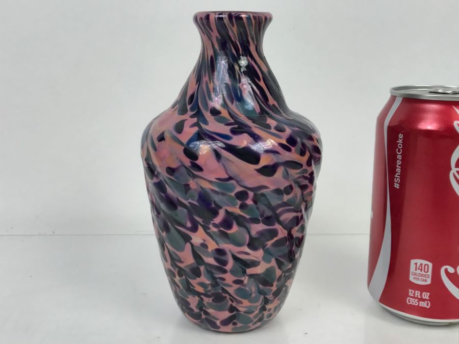 Signed Ivan Adaniya Art Glass Vessel Vase [Photo 5]