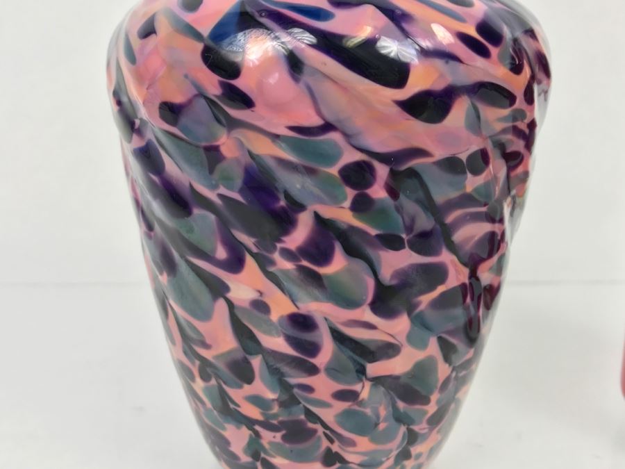 Signed Ivan Adaniya Art Glass Vessel Vase [Photo 4]