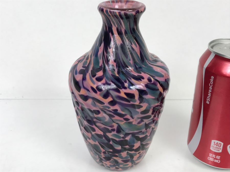 Signed Ivan Adaniya Art Glass Vessel Vase [Photo 2]