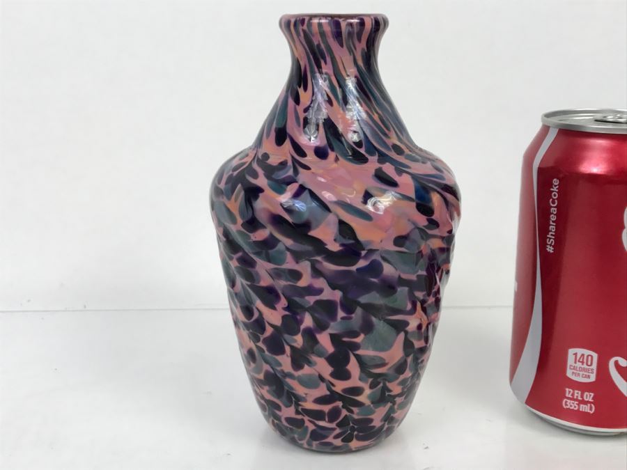 Signed Ivan Adaniya Art Glass Vessel Vase [Photo 6]