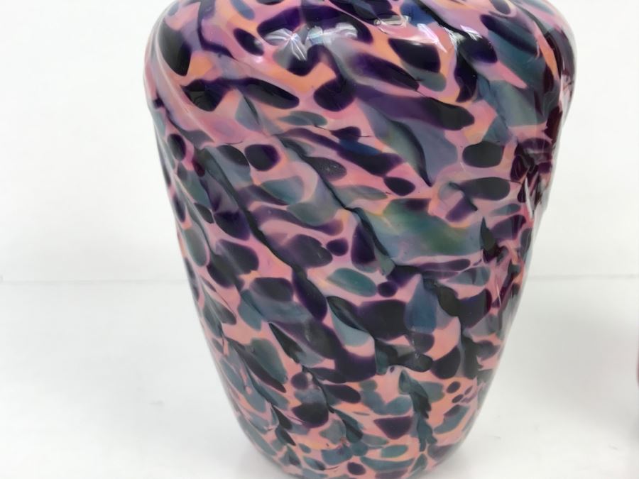 Signed Ivan Adaniya Art Glass Vessel Vase [Photo 3]