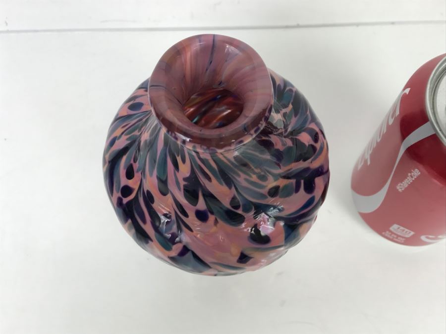 Signed Ivan Adaniya Art Glass Vessel Vase [Photo 7]