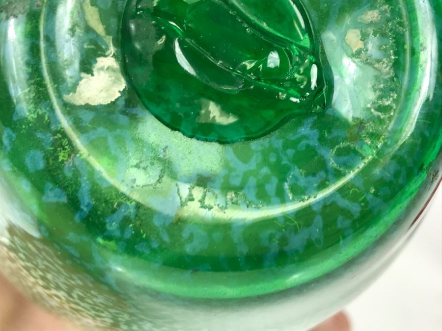 Stunning Signed Ivan Adaniya Art Glass Vase 1997 [Photo 8]