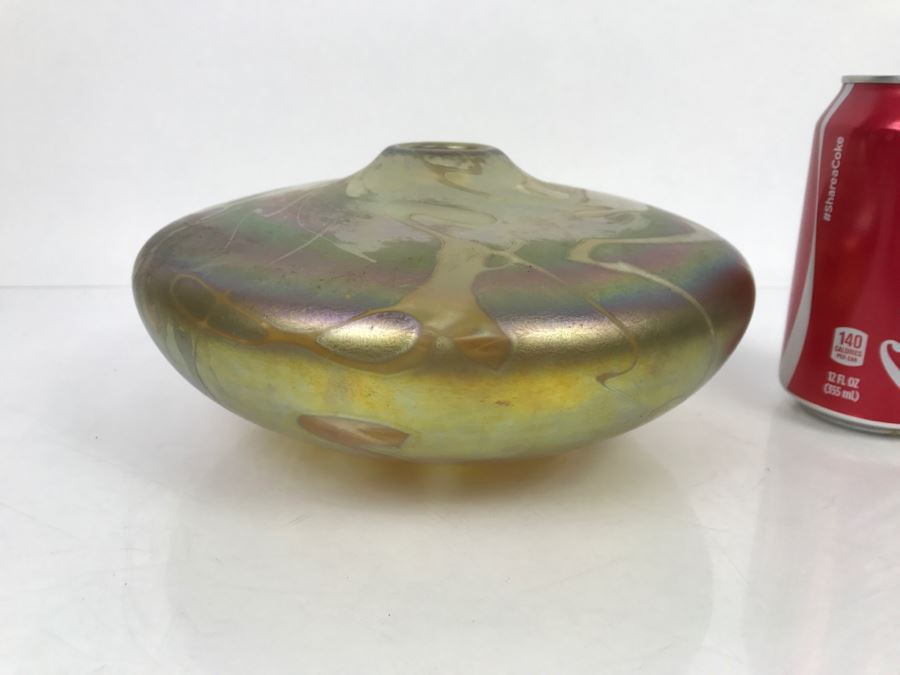 Signed Ivan Adaniya Art Glass Vessel Vase [Photo 8]