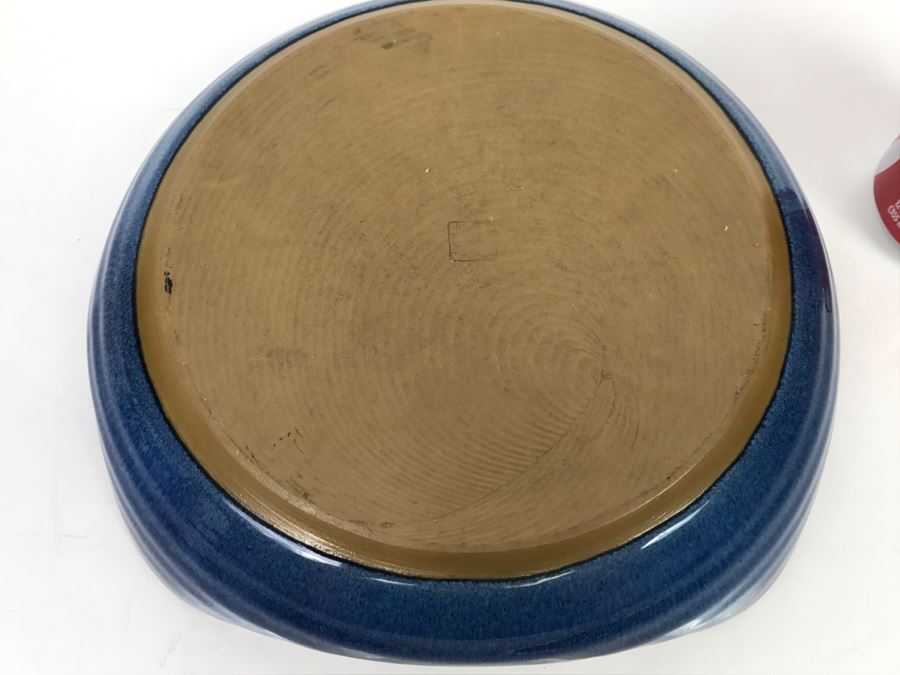 Signed Blue Glaze Japanese Bowl [Photo 2]