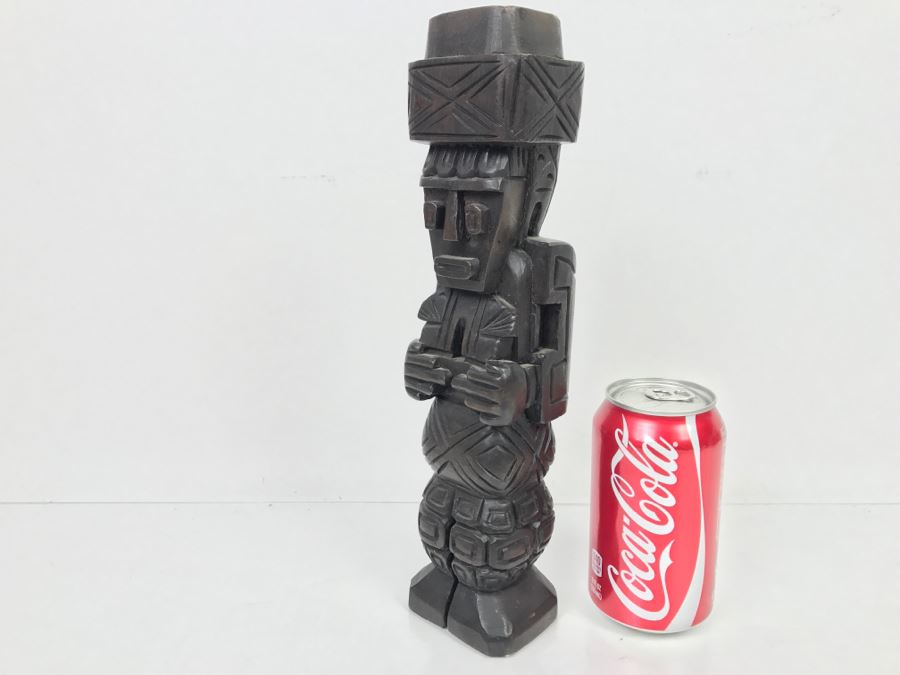 Hand Carved Wooden Totem Sculpture [Photo 1]
