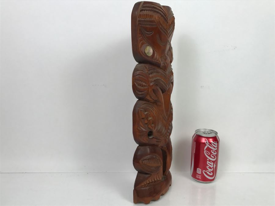 Vintage Upoko New Zealand Carving Statue [Photo 7]
