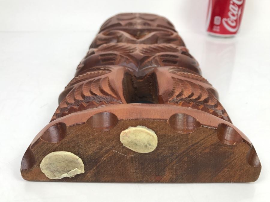 Vintage Upoko New Zealand Carving Statue [Photo 10]