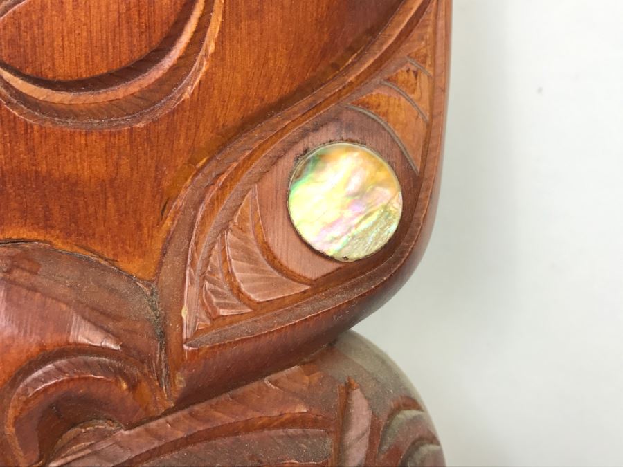 Vintage Upoko New Zealand Carving Statue [Photo 6]