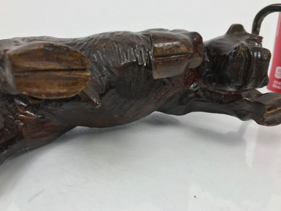 Vintage Wooden Carved Bull Sculpture [Photo 16]