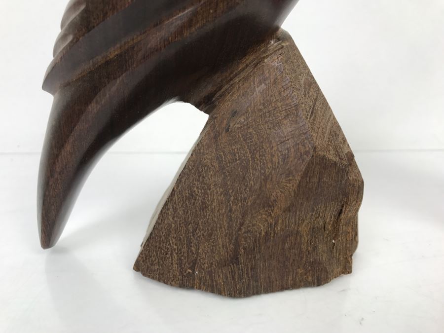 Vintage Carved Ironwood Quail Bird Wood Carving Sculpture [Photo 6]