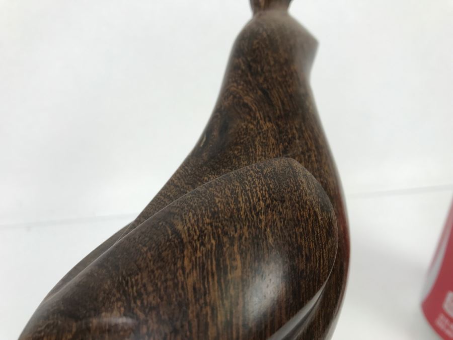 Vintage Carved Ironwood Quail Bird Wood Carving Sculpture [Photo 9]