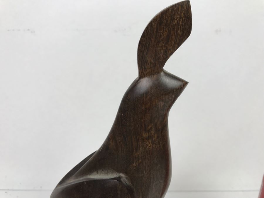 Vintage Carved Ironwood Quail Bird Wood Carving Sculpture [Photo 3]
