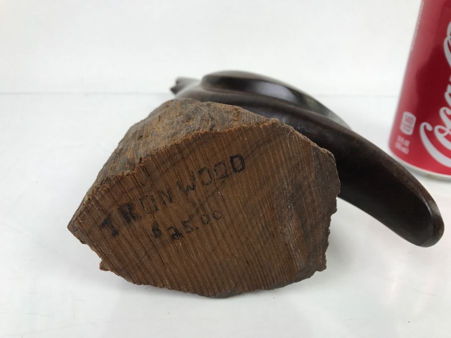 Vintage Carved Ironwood Quail Bird Wood Carving Sculpture [Photo 10]