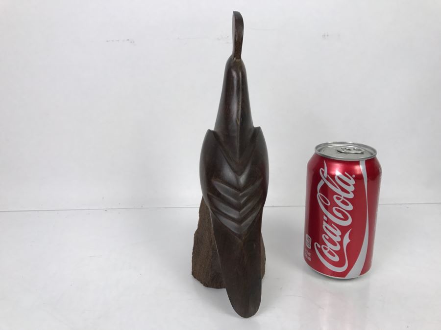 Vintage Carved Ironwood Quail Bird Wood Carving Sculpture [Photo 8]