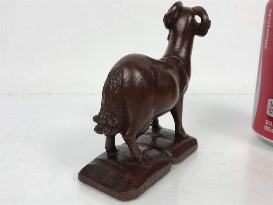 Wood Carving Sculpture Of A Goat [Photo 7]