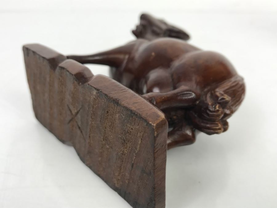 Wood Carving Sculpture Of A Goat [Photo 14]