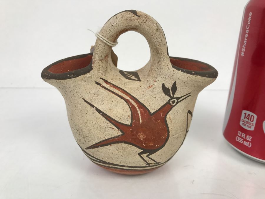 Vintage Zia Pueblo Pottery Wedding Vase Pot [Photo 1]