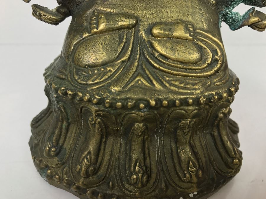 Vintage Tibet Buddhism Brass 1000 Arms Avalokiteshvara Guan Yin Kwan-Yin Buddha Statue [Photo 19]