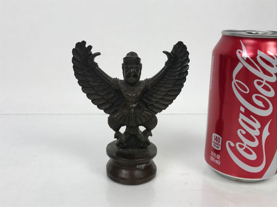 Metal Bronze Copper Sculpture Of Eagle Diety [Photo 3]