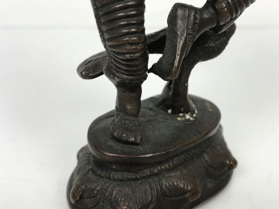 Copper Bronze Indian Sculpture Of Saraswati [Photo 18]