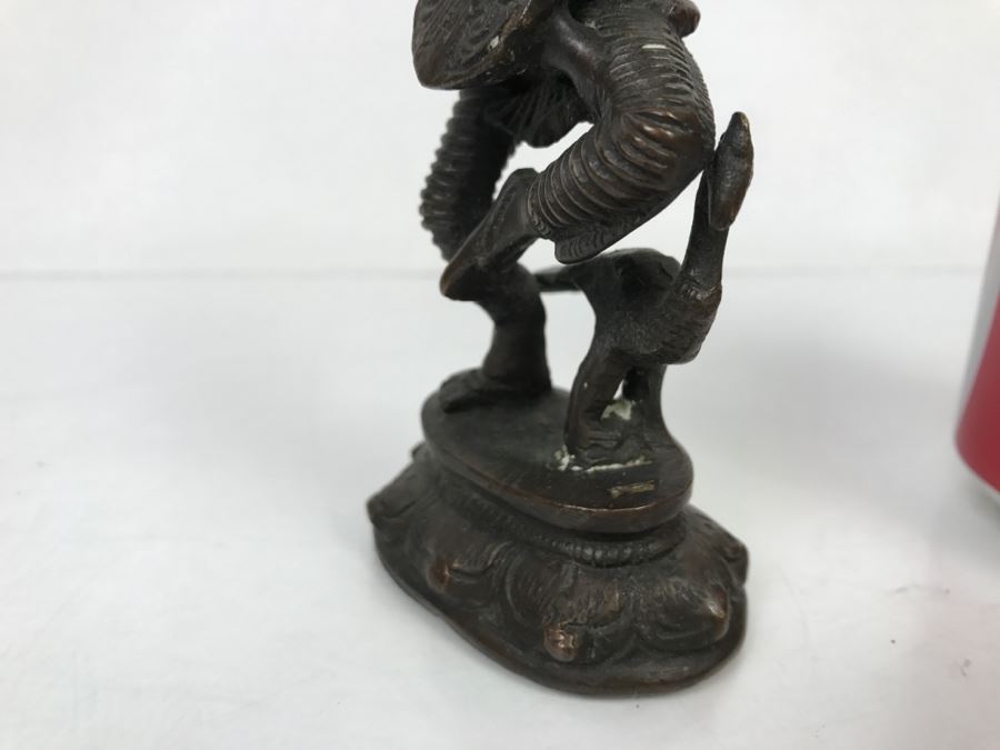 Copper Bronze Indian Sculpture Of Saraswati [Photo 7]