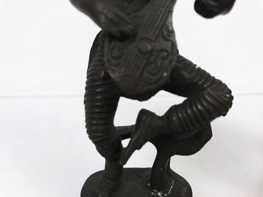 Copper Bronze Indian Sculpture Of Saraswati [Photo 5]