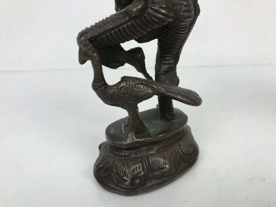 Copper Bronze Indian Sculpture Of Saraswati [Photo 12]